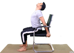 Chair yoga at Work / Chair yoga poses