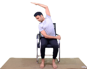 Chair yoga at Work / Chair yoga poses