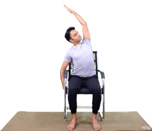 Chair yoga at Work / Chair yoga poses