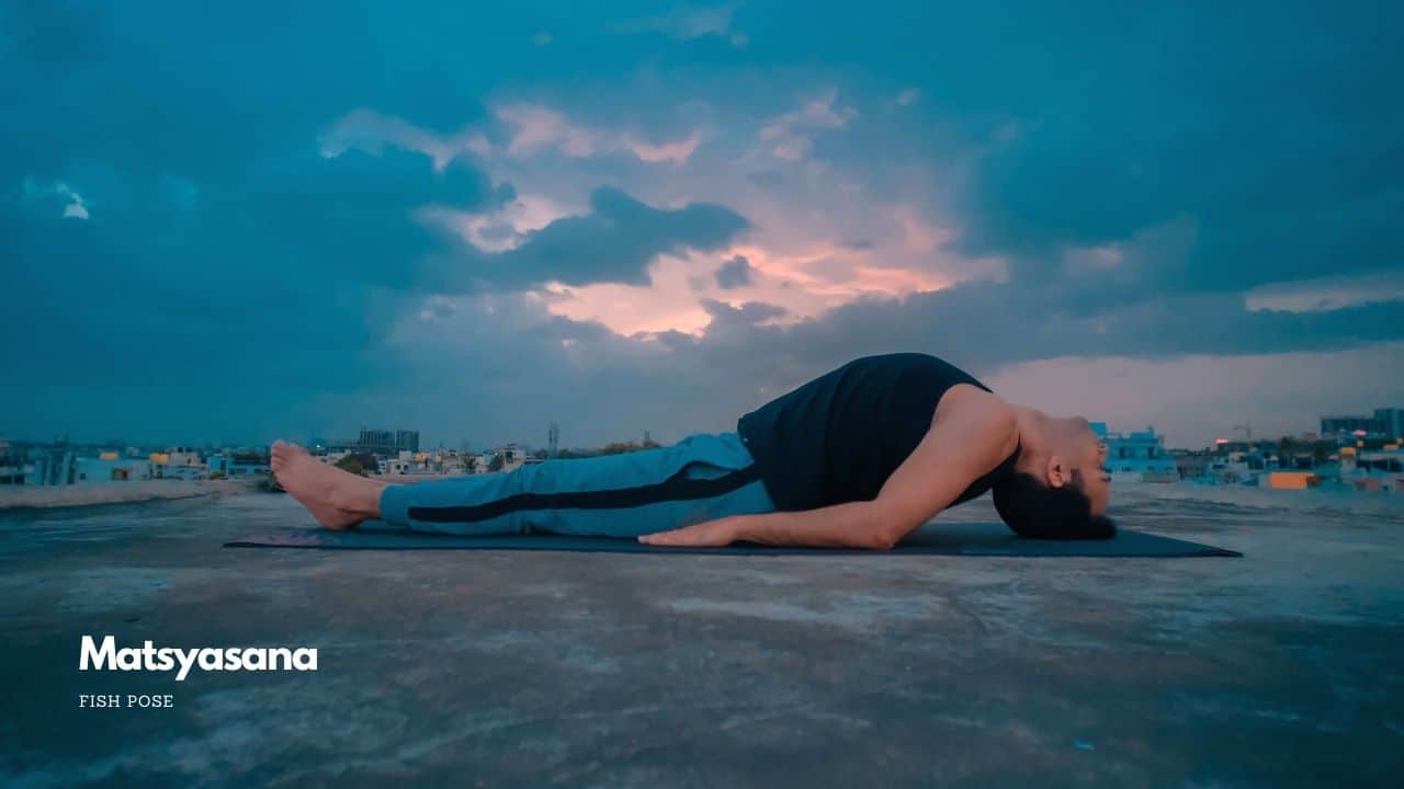 Matsyasana or Fish Pose