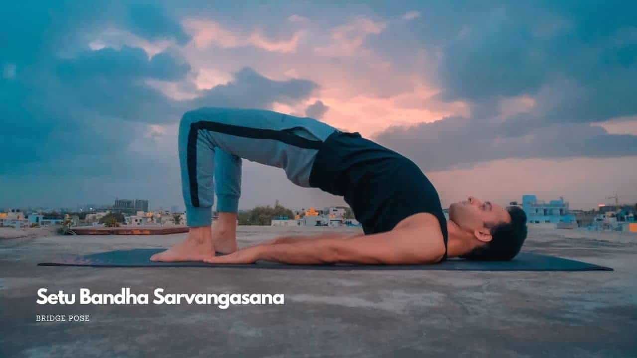 Setu Bandha Sarvangasana or Bridge Pose